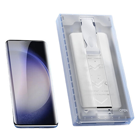 Samsung Galaxy S23 Ultra Uyumlu Zore Kolay Uygulama Aparatlı Easy Body Ekran Koruyucu