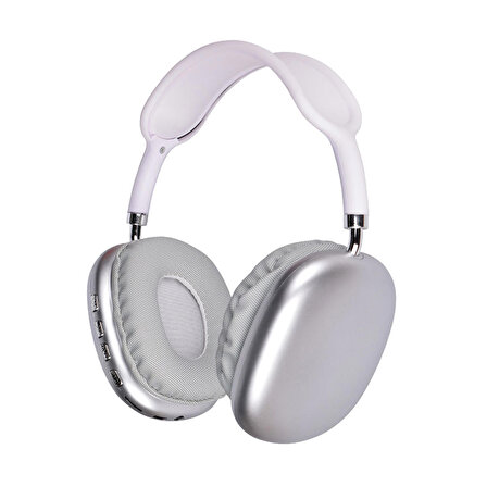 Zore P9 Hi-Fi Ses Kalitesi Ayarlanabilir ve Katlanabilir Kulak Üstü Bluetooth Kulaklık (Beyaz)