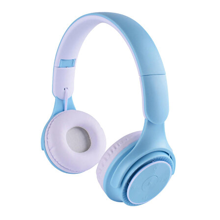 Zore M6 Pro Ayarlanabilir ve Katlanabilir Kulak Üstü Bluetooth Kulaklık (Mavi)