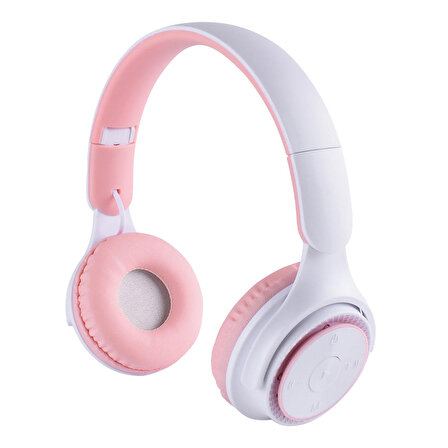 Zore M6 Pro Ayarlanabilir ve Katlanabilir Kulak Üstü Bluetooth Kulaklık (Beyaz)