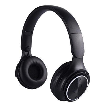 Zore M6 Pro Ayarlanabilir ve Katlanabilir Kulak Üstü Bluetooth Kulaklık (Siyah)
