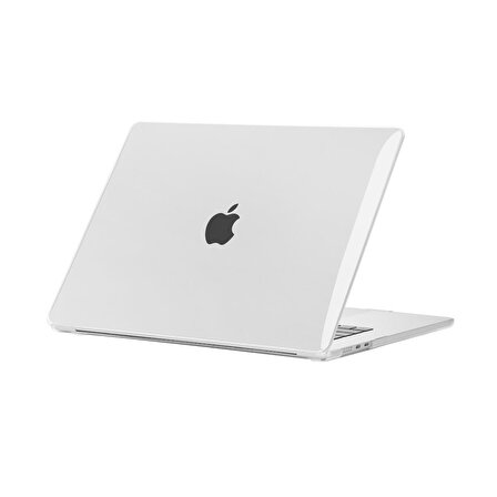 Apple Macbook 15" Air M2 2023 A2941 Uyumlu Zore MSoft Kristal Kapak Renksiz