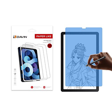 Lenovo Tab M9 Uyumlu Kağıt Hisli Mat Davin Paper Like Tablet Ekran Koruyucu