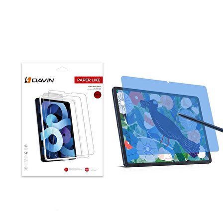 Galaxy Tab S7 Lite T737 Uyumlu  Kağıt Hisli Mat Davin Paper Like Tablet Ekran Koruyucu
