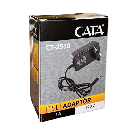 Cata CT-2550 1 Amper Fişli Adaptör