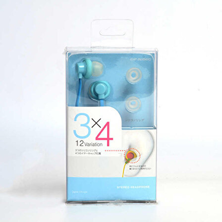 3X4 3.5mm Kulaklık Mavi