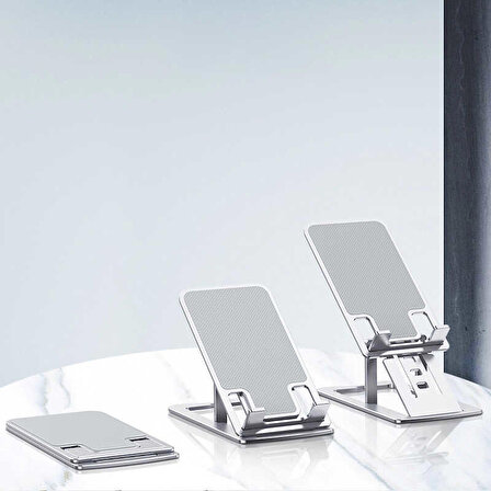H8 Orjinal Tablet Telefon Standı Gümüş