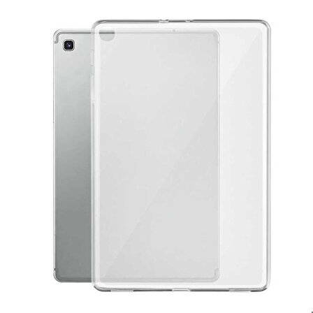 Samsung Galaxy Tab A7 Lite T225 Uyumlu Tablet Kılıfı Şeffaf Süper Silikon Kapak Renksiz
