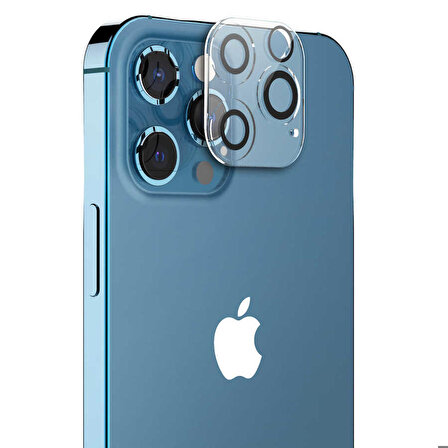 Apple iPhone 12 Pro Uyumlu Araree C-Subcore Temperli Kamera Koruyucu Renksiz