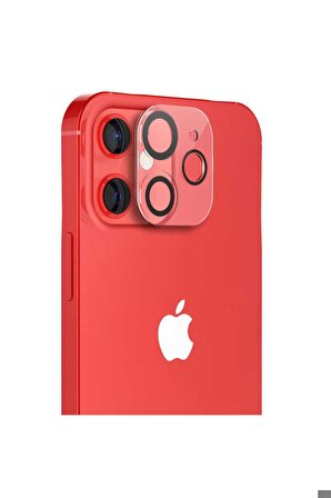 Apple iPhone 12 Uyumlu Araree C-Subcore Temperli Kamera Koruyucu Renksiz
