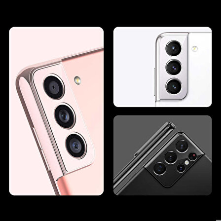 Samsung Galaxy S21 Plus Uyumlu Araree C-Subcore Temperli Kamera Koruyucu
