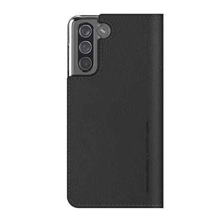 Samsung Galaxy S21 Uyumlu Kılıf Araree Mustang Diary Kılıf Siyah