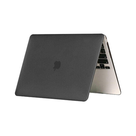 Apple Macbook 13.3' Pro 2020 Uyumlu A2338 MSoft Carbon Fiber Tasarımlı Kapak
