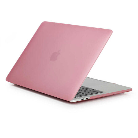 Apple Macbook Pro 16.2 2023 A2780 Uyumlu MSoft Mat Kapak Pembe