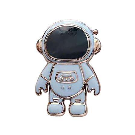 Space Astronot Figürlü Cep Telefonu Standı Mavi