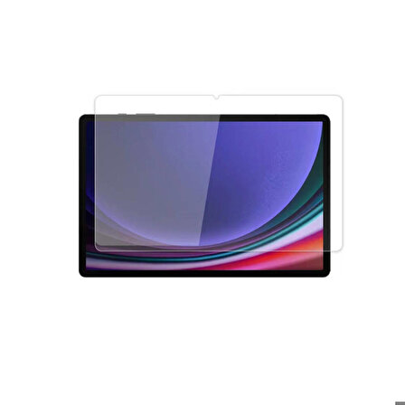 Samsung Galaxy Tab S9 FE Plus Uyumlu Tablet Temperli Cam Ekran Koruyucu
