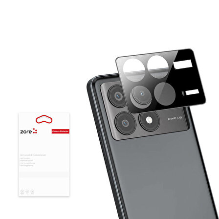 Xiaomi Poco X6 Pro Uyumlu 3D Kamera Camı