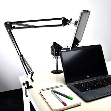 MS-03 Masa & Tablet & Telefon Tutucu Çok Yönlü Ayarlanabilir Tutucu