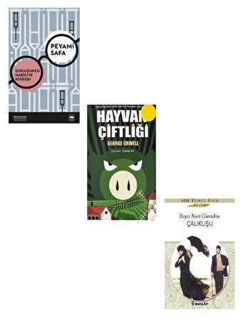 Hayvan Çiftliği + Dokuzuncu Hariciye + Çalıkuşu Gençler İçin (3 Kitap)