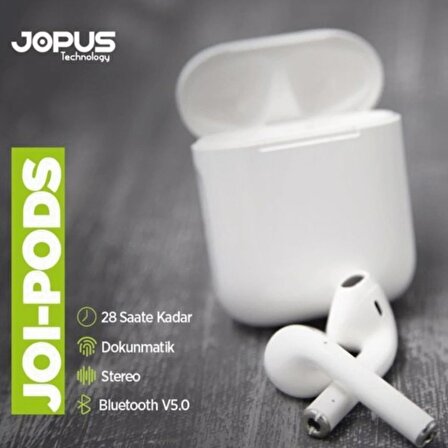 Joi-pods Mikrofonlu Bluetooth Kulaklık 28 Saat Konuşma Veya Müzik (YENİ MODEL)