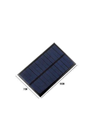 Güneş Paneli Mini Enerji Paneli Solar 5v  (100x70mm)