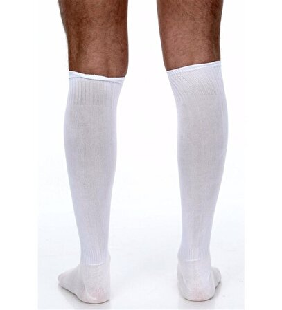 Vertex Süper Konç - Beyaz 40-45 Uzun Futbol Çorabı - VRTXKONÇ