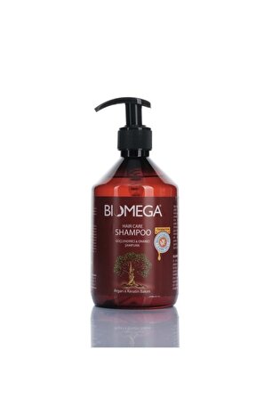 Biomega Argan ve Keratin Bakım Şampuanı 500 ml