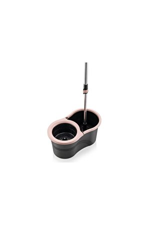 Sillgech 360 Smart Mop Jr. Black Siyah Temizlik Paspas Seti Pembe Eh-121