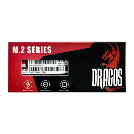 Dragos Pro Dragmode Nvme 7060/6300MBS 2 TB Nvme 4.0 SSD