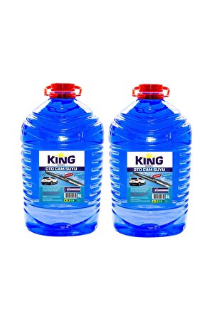 KING MAX Cam Suyu 5 LT Antifriz İçerikli -25 Derece 2'Li Avantaj Paket