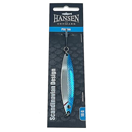 Hansen Pilgrim 7.8cm 18g Silver/Blue Kaşık Yem