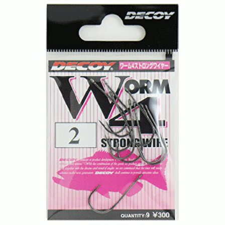 Decoy Worm4 Strong Wire Çentikli NS Black Uzun İğne