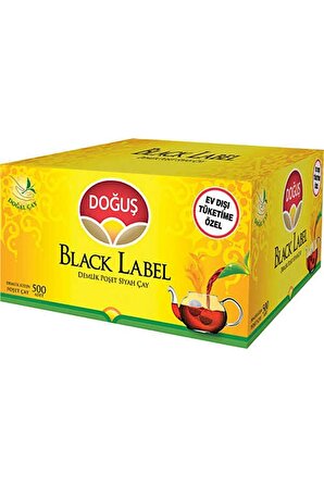 Doğuş Black Label Demlik Poşet Siyah Çay 3.2 gr 500'lü 