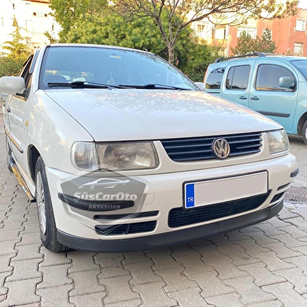 Vw Polo Mk3 1994-2003 6N Uyumlu Üniversal Astra H lip Esnek Ön Lip 2 Parça Tampon Altı Dil Karlık Ön Ek