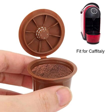 1 Adet Tchıbo Caffitaly ve cafissimo Doldurulabilir Kahve Kapsülü ( Yıkayıp Tekrar Kullanabilirsiniz.)