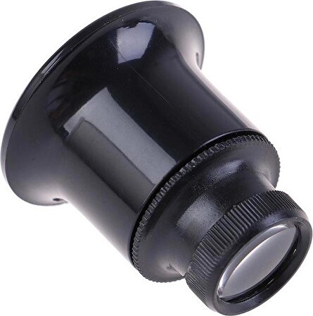 Saatçi Tamirci Kuyumcu Büyüteç 20x Büyüteç Optik Cam Lens Saatçi Büyütecei