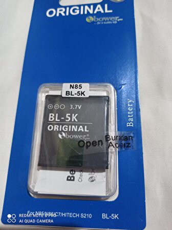 Nokia BL-5K  ORİGİNAL BATARYA PİL - Lumia 710, 701, C7-00, X7-00, N85, N86