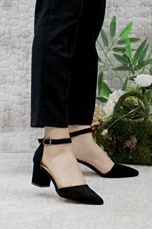 Mehmet Mete 422 Fashion Kalın Topuklu Kadın Ayakkabı