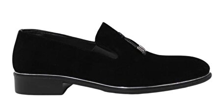 Mehmet Mete 560 Siyah Süet Klasik Erkek Ayakkabı