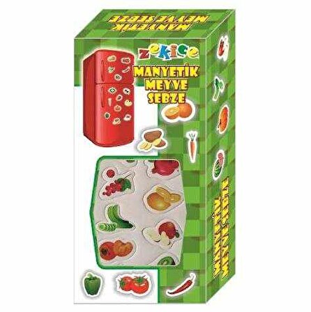 Zekice Manyetik Meyve Sebze Oyunu 52 Parça Manyetik Meyve & Sebze Magnet