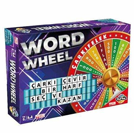 Moli Toys Çarkıfelek Oyunu Word Wheel Çarkı Felek Moli Çarkı Çevir