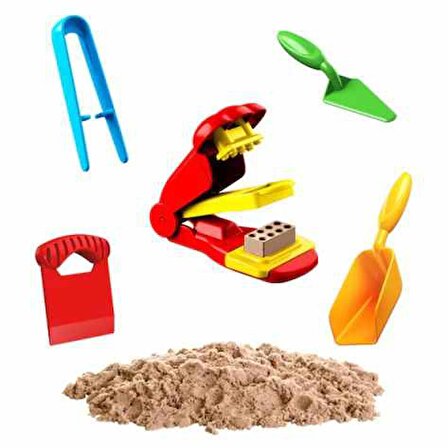 Art Craft Kinetik Kum Ev Oyun Kumu Seti 750 Gr. Naturel Kurumayan Oyun Kumu Seti Art Sand Hause Play