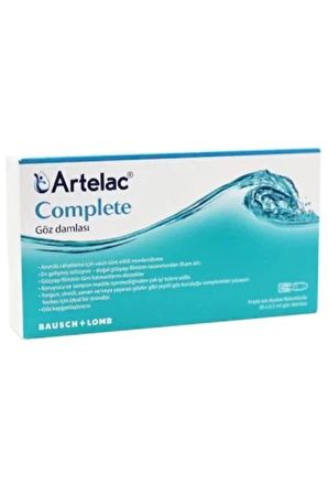 ARTELAC COMPLETE GÖZ DAMLASI 30 FLAKON 0,5 ML