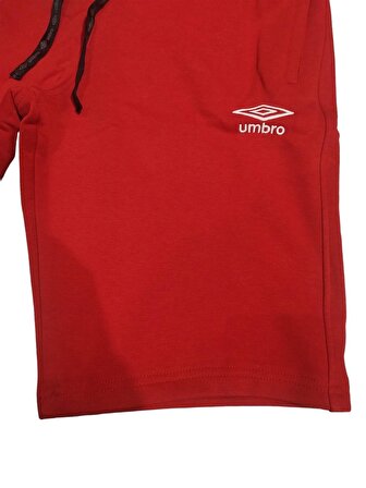 Umbro Bold - Erkek Kırmızı Pamuklu Şort - TE0105