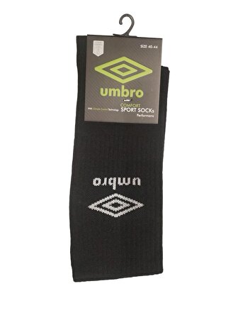 Umbro Antrenman - 40-44 Siyah Spor Çorap - TK0009