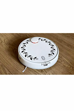 Çiçekli Robot Süpürge Etiketi Xiaomi Mi Robot Vacuum Mop Pro Dekoratif Süpürge Sticker 