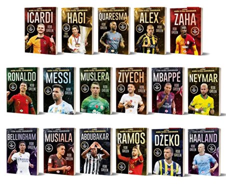 Dokuz Benim Futbol Kahramanlarım Seti 17 Kitap Set