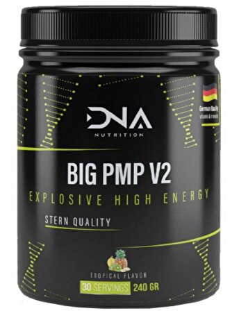 DNA Nutrition Big Pmp V2 – 240gr TROPİKAL MEYVE AROMALI