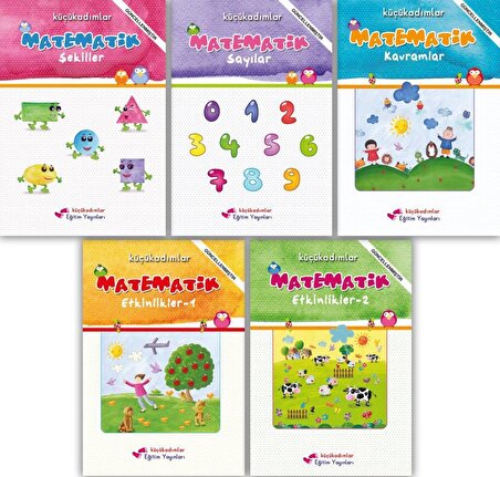 Sadık Uygun Küçükadımlar Okul Öncesi Matematik Seti 5 Kitap