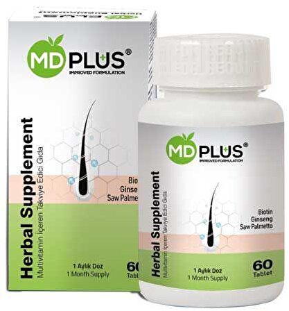 MD Plus Multivitamin Saç Tableti 60 Adet